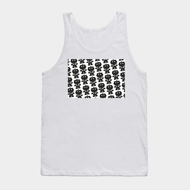 Robots Pattern 2 Tank Top by XOOXOO